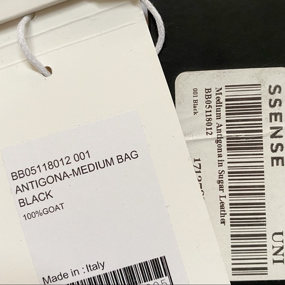 Givenchy Antigona medium black grained leather silver metal satchel purse bag - Picture 10 of 10